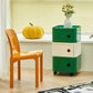 Scandinavian Plastic Night Table 15" Wide Square Nightstand with Drawers Clearhalo 'Bedroom Furniture' 'furn' 'furn_night_stand' 'Furniture' 'night_stand' 'Nightstands' 1200x1200_4d1335ac-3a4f-493d-a9f3-3bb31a2838ef