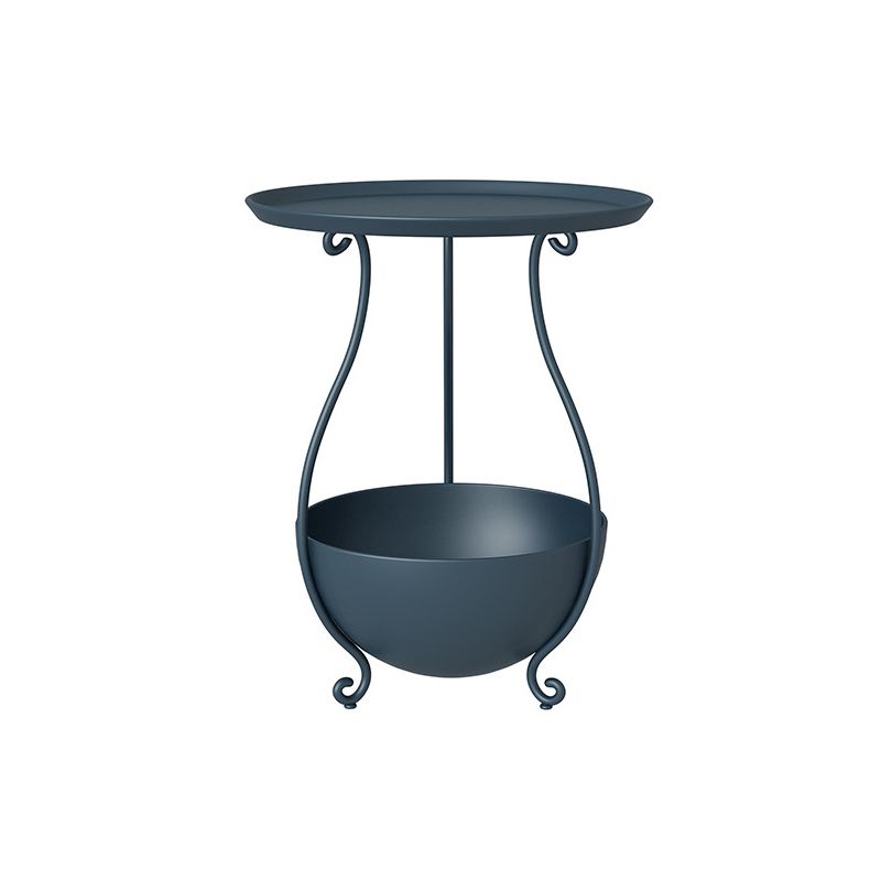 Metall Akzenttisch Nachttisch unterer Regal Nachttisch für Schlafzimmer