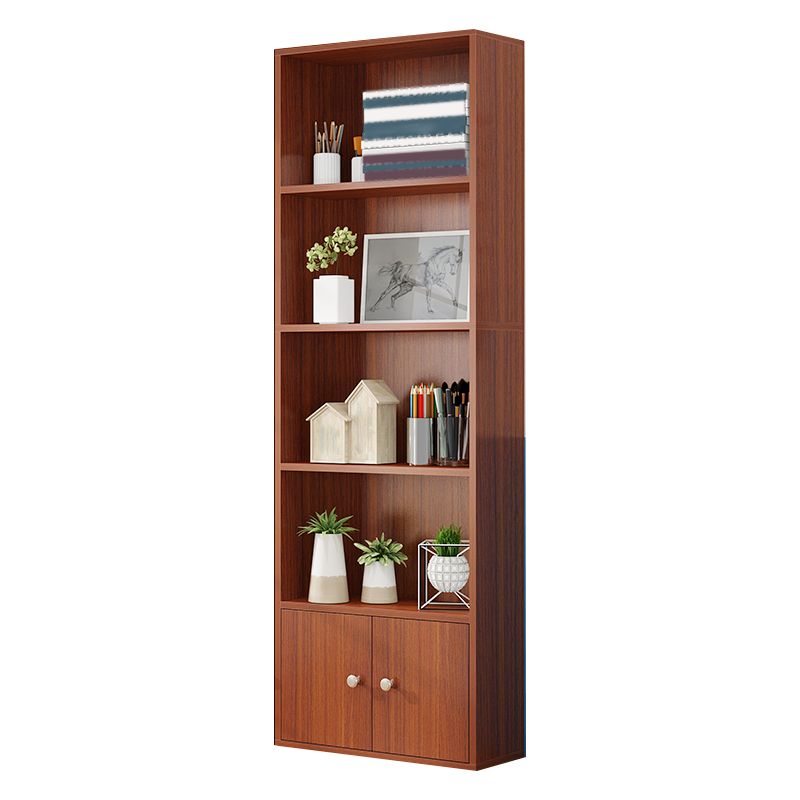 Closed Wooden Bookshelf Modern Home Living Room Standard Bookcase with Door Clearhalo 'Bookcases' 'furn' 'furn_bookcases' 'Furniture' 'Office Furniture' 1200x1200_4d18145a-305b-4d3d-8e2e-849a89dbc4fd