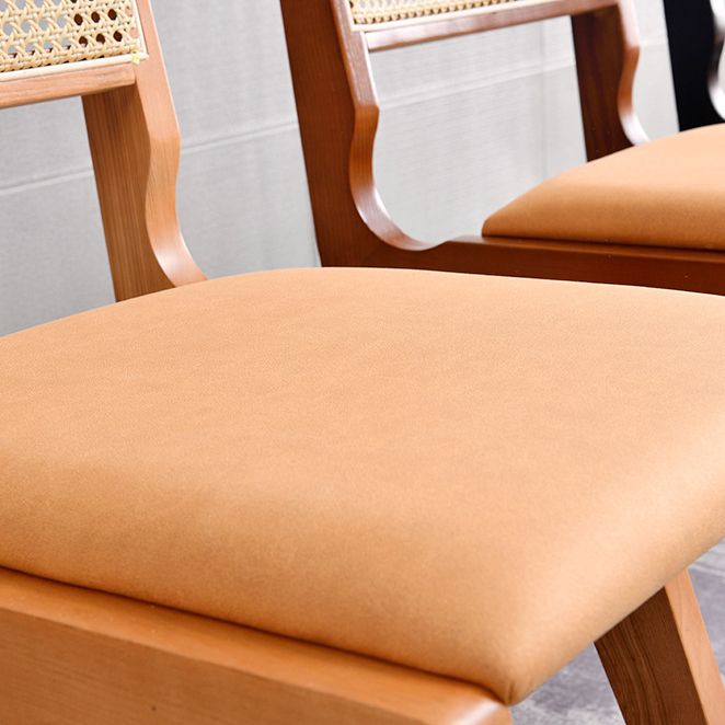 Salle à manger chaise de salle à manger contemporaine maison chaise de salle à manger sans bras en bois