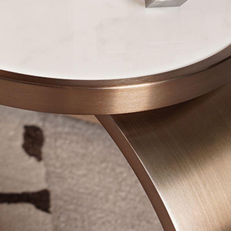 Marble Top End Table C Shape Sofa Side End Table for Living Room Clearhalo 'Coffee & Accent Tables' 'End & Side Tables' 'end_side_table' 'end_side_tables' 'furn' 'furn_end_side_tables' 'Furniture' 'furniture_end_side_table' 'Living Room Furniture' 1200x1200_4d1bbad0-ae25-43b9-b2b3-a7d01f398ef2