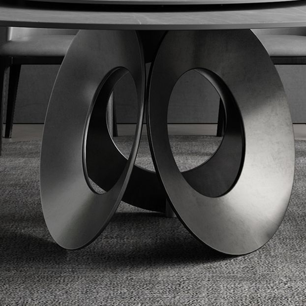 Modern 1/4/5/7 Pieces Dining Set Sintered Stone Round Dining Furniture Set /Separate Items Clearhalo 'Dining Room Sets' 'Dining Tables & Seating' 'dining_room_set' 'furn' 'furn_dining_room_set' 'Furniture' 'furniture_dining_room_set' 'Kitchen & Dining Furniture' 'kitchen&dining_furn' 'kitchen' 1200x1200_4d1c8341-6498-465b-b538-07e289343fc9