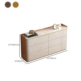 Commode de coffre de rangement en pierre