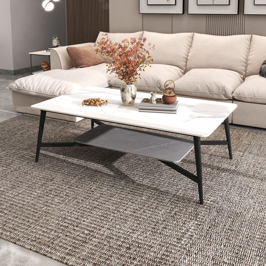 Scaffale da tavolo da cocktail in ardesia a 4 gambe incluso tavolino rettangolare