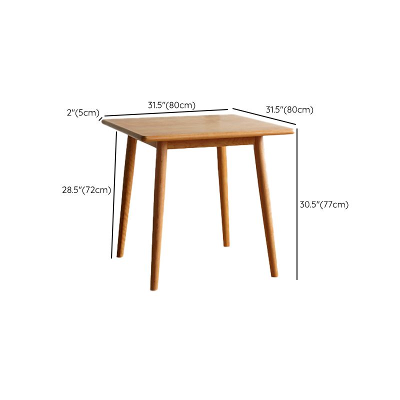 1/3ピースモダンなスタイルのダイニングルームの椅子とテーブルセットは無地の木材