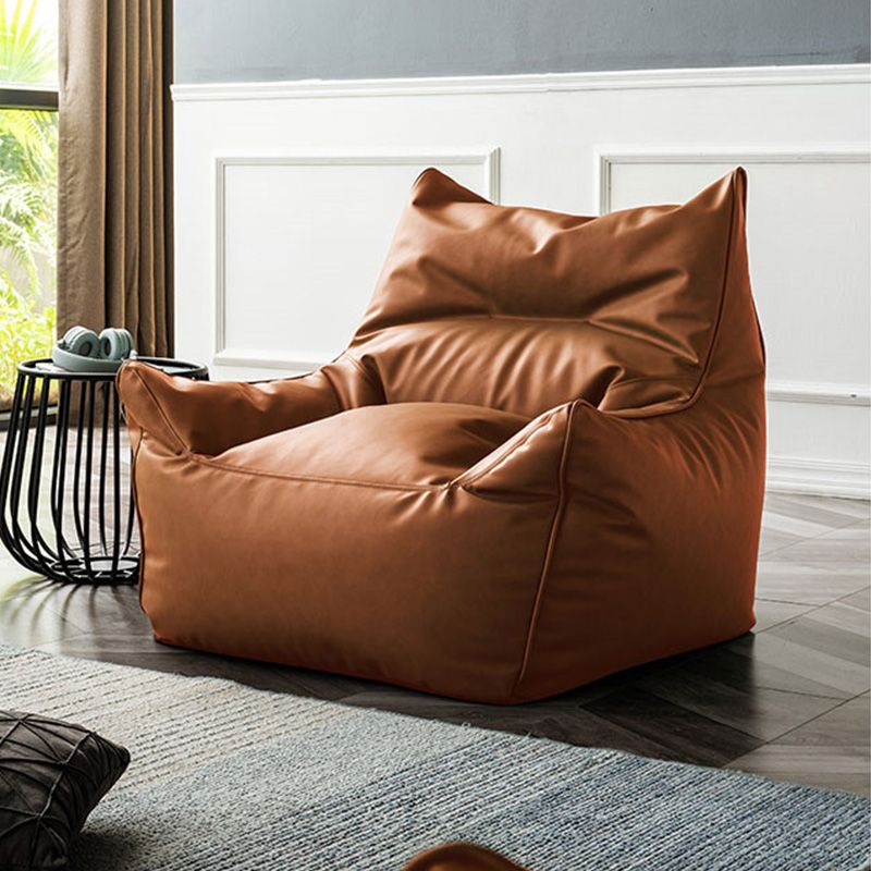 39.37"L x 35.43"W x 25.59"H Microfiber Accent Chair,Modern Flared Arms Chair