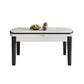 Ensemble de Table à manger pliable avec plateau en pierre, pour la maison, ensemble de Dinette moderne, 1/7 pièces