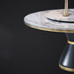 Modern Style Home Marble Dining Table Single Pedestal Base Round Table with Turntable Clearhalo ' dining_table' 'Dining Tables & Seating' 'Dining Tables' 'furn' 'furn_dining_table' 'Furniture' 'furniture_dining_table' 'Kitchen & Dining Furniture' 'kitchen&dining_furn' 'kitchen' 'kitchen_dining_table' 1200x1200_4d21effd-cd19-436e-aa2e-88f6cc9eb69f