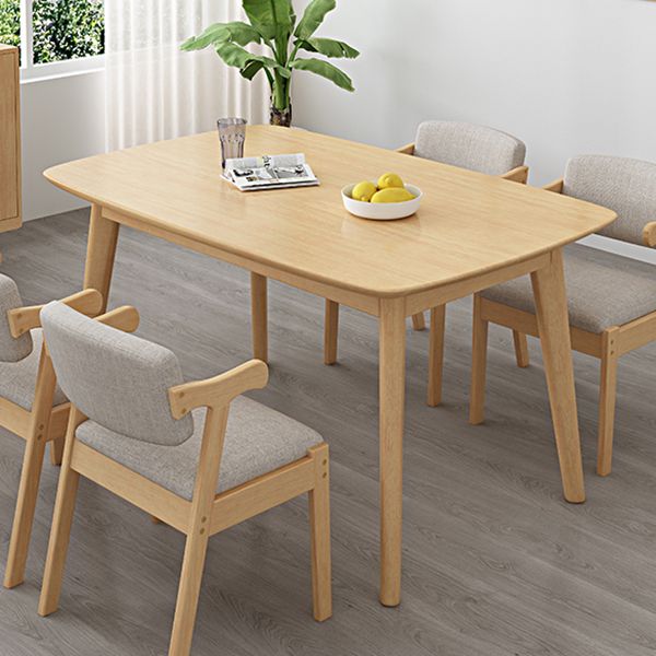 Modern Solid Wood Dining Table Rectangle Table with 4 Legs for Dinning Room Clearhalo ' dining_table' 'Dining Tables & Seating' 'Dining Tables' 'furn' 'furn_dining_table' 'Furniture' 'furniture_dining_table' 'Kitchen & Dining Furniture' 'kitchen&dining_furn' 'kitchen' 'kitchen_dining_table' 1200x1200_4d224361-4a9e-4285-bd1f-b338ca83dd23