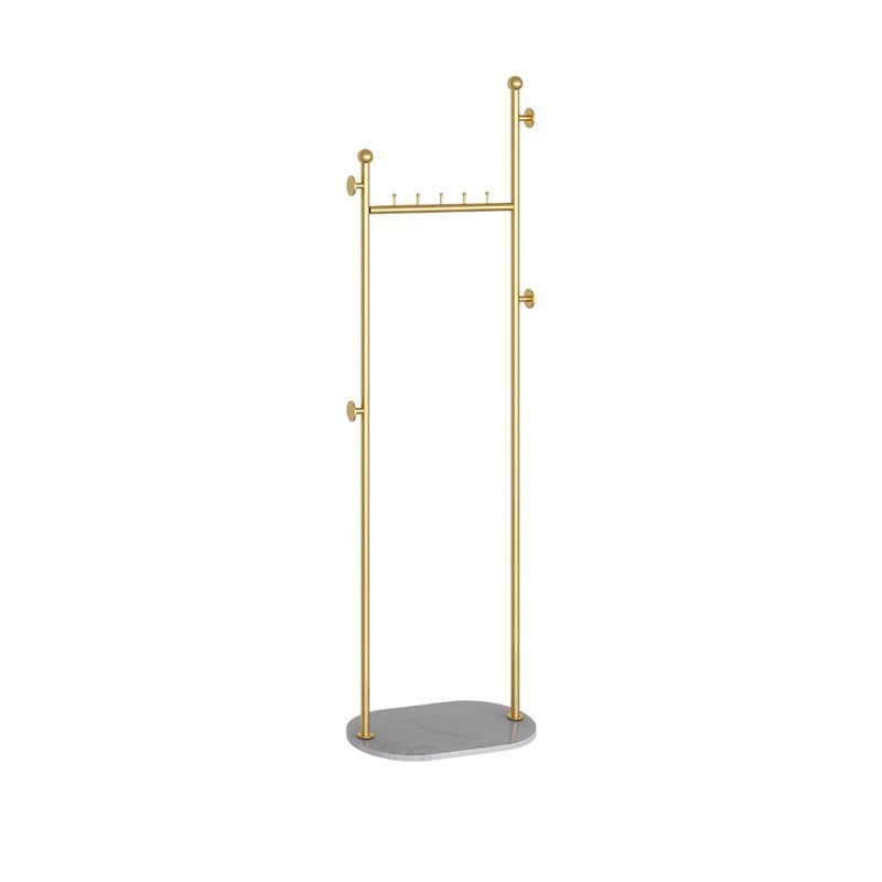 Modern Metal Hall Stand Hanging Rail Storage Shelving and Hooks Entryway Kit