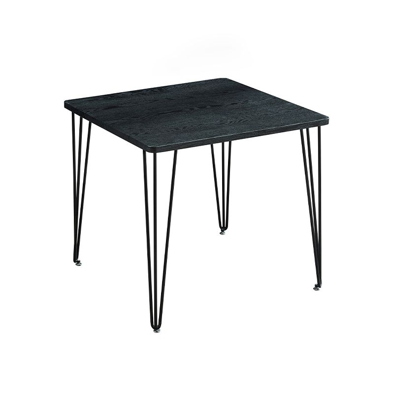 4-foot MDF Dinette Table Industrial Style Square Dining Table for Home Clearhalo 'Dining Tables & Seating' 'Dining Tables' 'dining_table' 'furn' 'furn_dining_table' 'Furniture' 'furniture_dining_table' 'Kitchen & Dining Furniture' 'kitchen' 'kitchen_dining_table' 1200x1200_4d25a32c-ed5a-422e-92bd-55643ac0bc6d