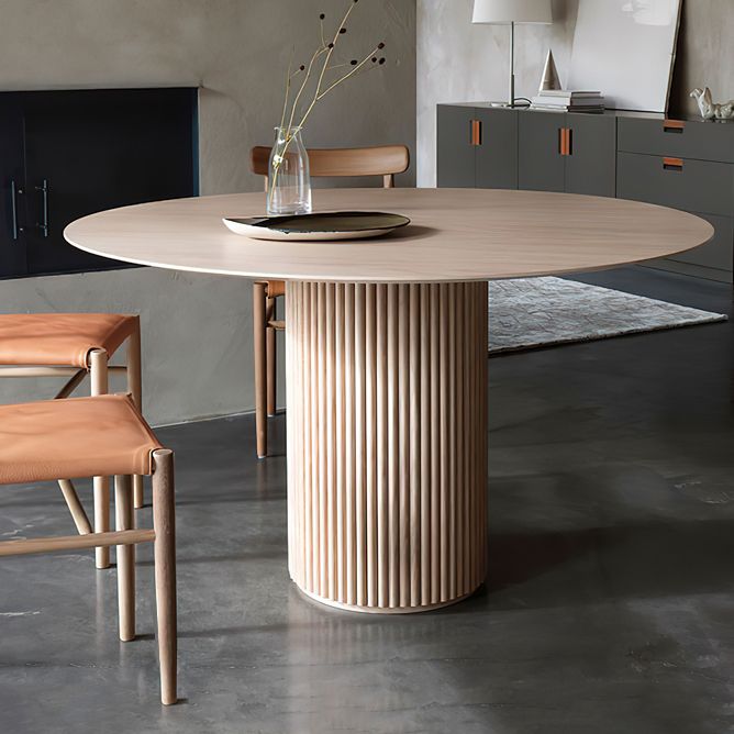 Round Pedestal Casual Table Simplicity Style Dining Room Home Furniture Clearhalo ' dining_table' 'Dining Tables & Seating' 'Dining Tables' 'furn' 'furn_dining_table' 'Furniture' 'furniture_dining_table' 'Kitchen & Dining Furniture' 'kitchen&dining_furn' 'kitchen' 'kitchen_dining_table' 1200x1200_4d26de7c-1bcb-4aa6-9bcf-c6c7e09af94d