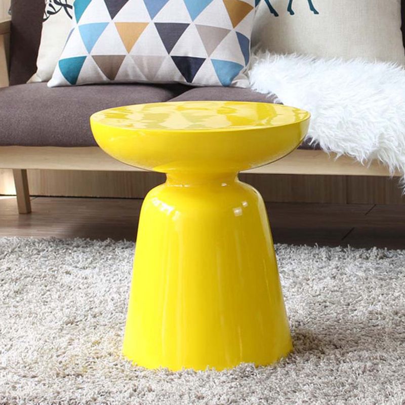 Mid-Century Metal Round End Table Pedestal Sofa Corner Table Clearhalo 'Coffee & Accent Tables' 'End & Side Tables' 'end_side_tables' 'furn' 'furn_end_side_tables' 'Furniture' 'Living Room Furniture' 1200x1200_4d27ab11-257d-4166-b1a4-72e9ab58f5be