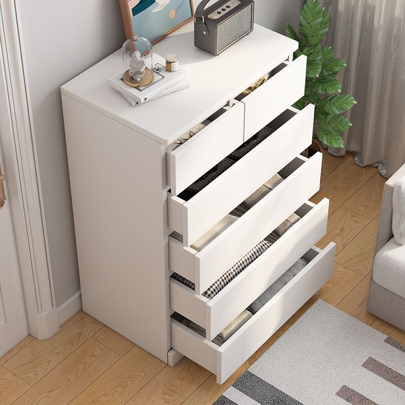 16.14 "Large coffre rectangle d'accentuation du bois moderne avec tiroirs