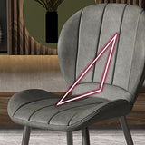 Nordic Style Kitchen Metal Dining Chair Wingback Dining Armless Side Chairs Clearhalo ' kitchen&dining_furn' 'Dining Chairs' 'Dining Tables & Seating' 'dining_chair' 'furn' 'furn_dining_chair' 'Furniture' 'furniture_dining_chair' 'Kitchen & Dining Furniture' 'kitchen' 1200x1200_4d2a5ba4-f7f8-4958-9ee6-807bf642e4f7