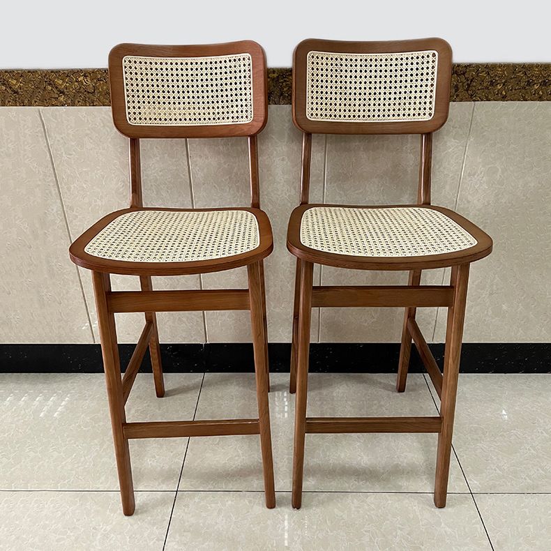 Wood Contemporary Kitchen Dining Room Armless Stool Low Back Bar Stool Clearhalo 'Bar Furniture' 'Bar Stools' 'bar_stools' 'furn' 'furn_bar_stools' 'furniture_bar_stools' 'Kitchen & Dining Furniture' 'kitchen&dining_furn' 'kitchen' 'kitchen_furn' Furniture' 1200x1200_4d2afc6f-bed9-443a-9b23-462f5df35b0c