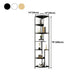 Industrial Metal Corner Bookshelf Open Vertical Bookshelf for Living Room Clearhalo 'Bookcases' 'furn' 'furn_bookcases' 'Furniture' 'furniture_bookcases' 'kitchen' 'kitchen_bookcases' 'Living Room Furniture' 'Office Furniture' 1200x1200_4d2b5a5c-324b-4ae5-a0b7-65869c2d196c