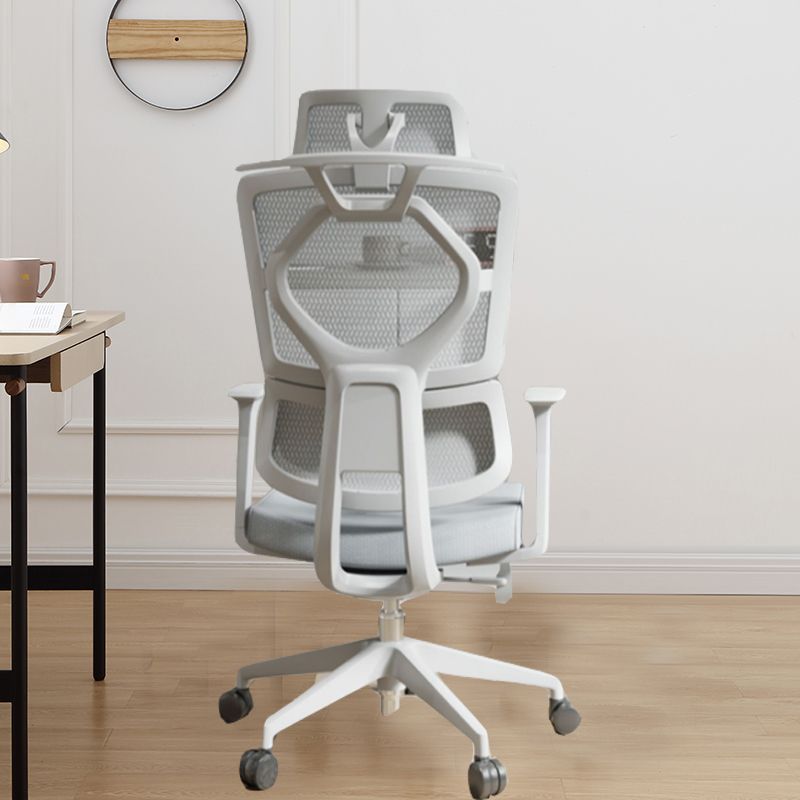 Fixed Arms Desk Chair Adjustable Seat Height Chair with Breathable Back Clearhalo 'furn' 'furn_office_chair' 'Furniture' 'Office Chairs' 'Office Furniture' 'office_chair' 1200x1200_4d2ba95e-042e-4a67-afb1-508782ac2bdf