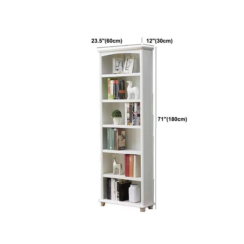 Scandinavian Wood Bookshelf Home Office Closed Back Bookcase Clearhalo 'Bookcases' 'furn' 'furn_bookcases' 'Furniture' 'Office Furniture' 1200x1200_4d2d9a93-6628-4a35-9bab-fd1cc6a63c94