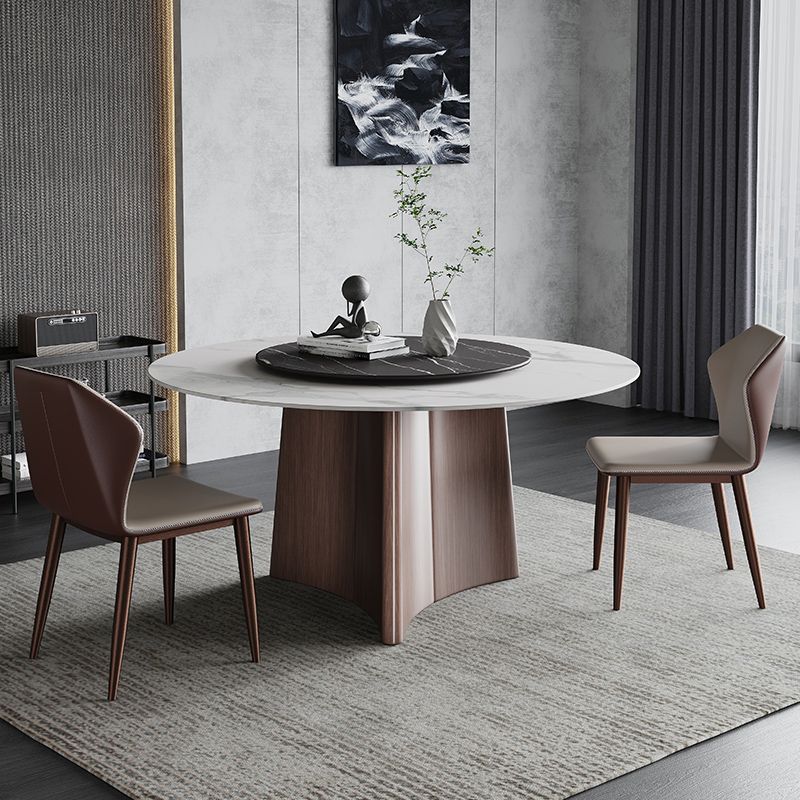 Set di tavoli da pranzo moderna 1/3/4/7 pezzi con mobili da cucina a base di metallo