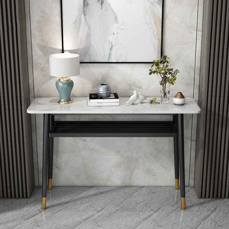 Tavolo di divano resistente alle macchie per graffio di ardesia contemporanea