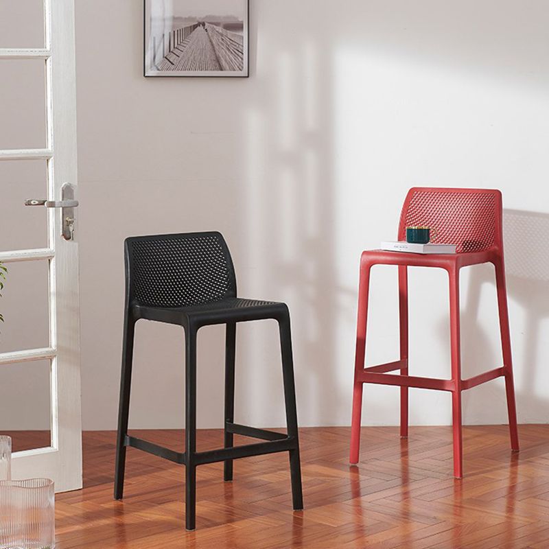 Scandinavian Plastic Stackable Counter Stools Low Back Indoor Bar Stools Clearhalo 'Bar Furniture' 'Bar Stools' 'bar_stools' 'furn' 'furn_bar_stools' 'furniture_bar_stools' 'Kitchen & Dining Furniture' 'kitchen&dining_furn' 'kitchen' 'kitchen_furn' Furniture' 1200x1200_4d30b354-bc70-46af-a861-d3a6f41637af
