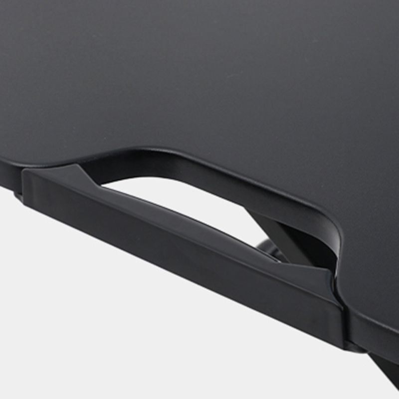 Adjustable Rectangular Shaped Standing Desk Steel in Black for Office