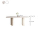 Oval Contemporary Dining Table Sintered Stone Home Fixed Desk