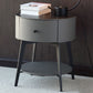 1 Drawer Accent Table Nightstand 21.65" Tall Contemporary Bed Nightstand with 1 Shelf