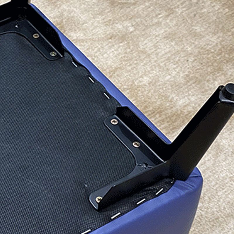 Glam Pouf Ottoman Genuine Leather Upholstered Tufted Square Ottoman with Chair Legs Clearhalo 'furn' 'furn_ottomans_poufs' 'Furniture' 'Living Room Furniture' 'Ottomans & Poufs' 'ottomans_poufs' 1200x1200_4d363ffc-1415-48cd-92e6-eae354ef8194