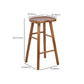 Tabourets de comptoir en bois massif Tabourets de comptoir modernes sans bras