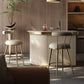 Glam Style Low Back Round Upholstered Bar Stool with Metal Legs Clearhalo 'Bar Furniture' 'Bar Stools' 'bar_stools' 'furn' 'furn_bar_stools' 'Furniture' 'Kitchen & Dining Furniture' 1200x1200_4d3a08d0-fc71-494d-906f-c9ba16a57881