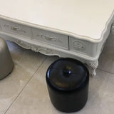 Modern PU Leather Pouf Chair Plain Cylinder Shape Tufted Mildew Resistant Ottoman Stool Clearhalo 'furn' 'furn_ottomans_poufs' 'Furniture' 'Living Room Furniture' 'Ottomans & Poufs' 'ottomans_poufs' 1200x1200_4d3a9f14-1c17-4e73-8340-0ecd645e8a23