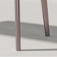 Mesa de comedor estilo Glam, mesa de comedor rectangular de piedra en blanco