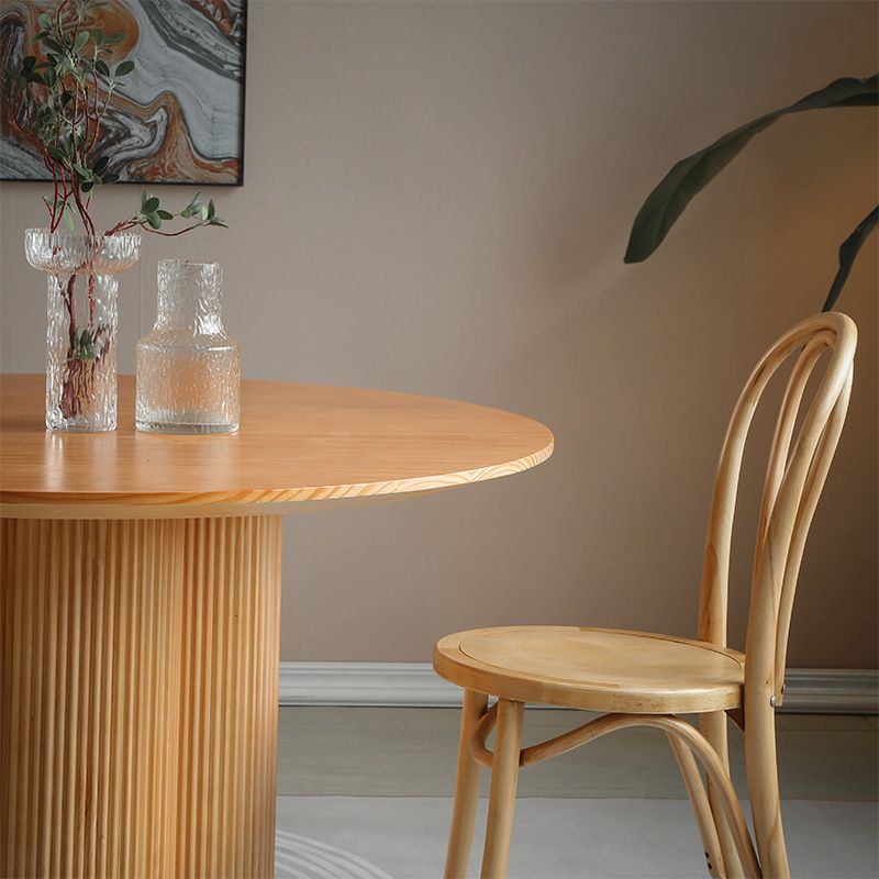 Modern Style Solid Wood Dining Set 1/2/3/4/5/6/7 Pieces Dining Set for Dining Areas