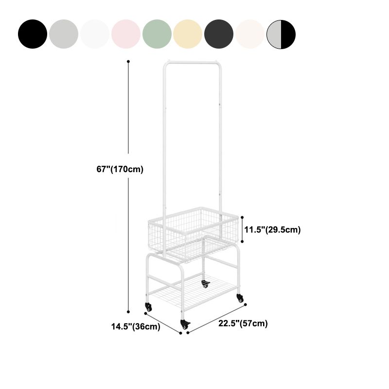 Glam metallico gancio cappotto mobile a piedi per camera da letto
