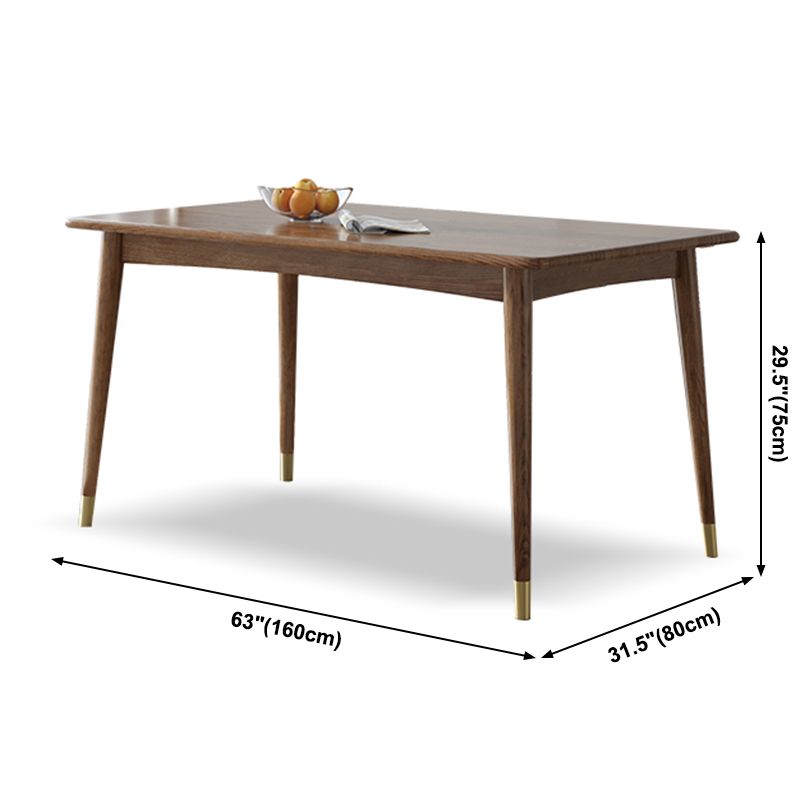 Contemporary Standard Brown Dining Table Solid Wood Rectangle Dining Table for Kitchen Clearhalo ' dining_table' 'Dining Tables & Seating' 'Dining Tables' 'furn' 'furn_dining_table' 'Furniture' 'furniture_dining_table' 'Kitchen & Dining Furniture' 'kitchen&dining_furn' 'kitchen' 'kitchen_dining_table' 1200x1200_4d3cfcbe-b182-4011-a6b1-f96006b287b6