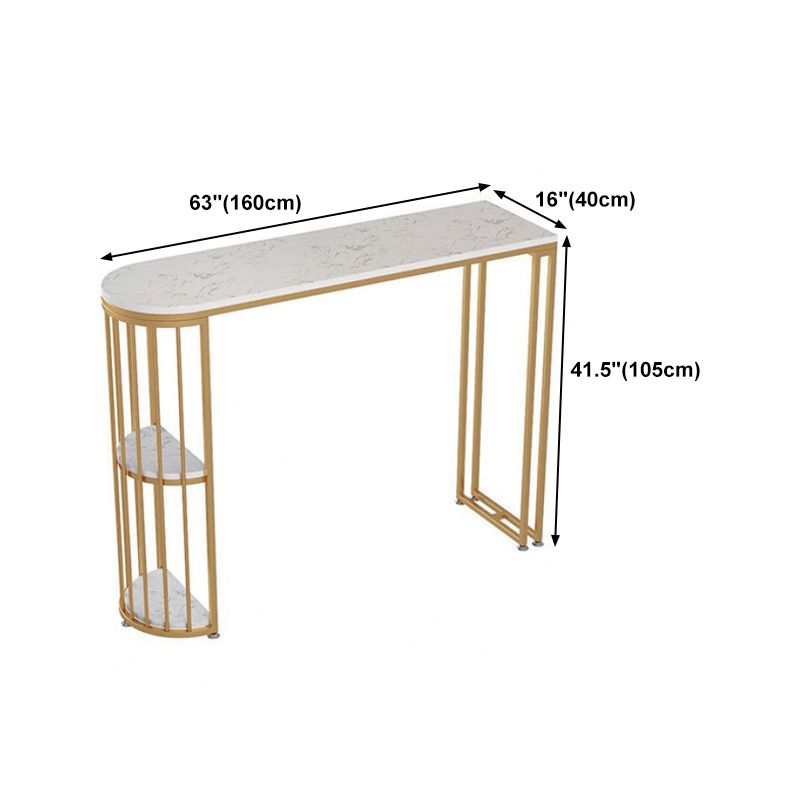 Industrial Style Sintered Stone Table Dining Bar Counter Table for Kitchen Clearhalo 'Bar Furniture' 'Bar Tables' 'bar_tables' 'furn' 'furn_bar_tables' 'Furniture' 'furniture_bar_tables' 'Kitchen & Dining Furniture' 1200x1200_4d43a3fc-2bd7-49f7-aeca-d846d7220974