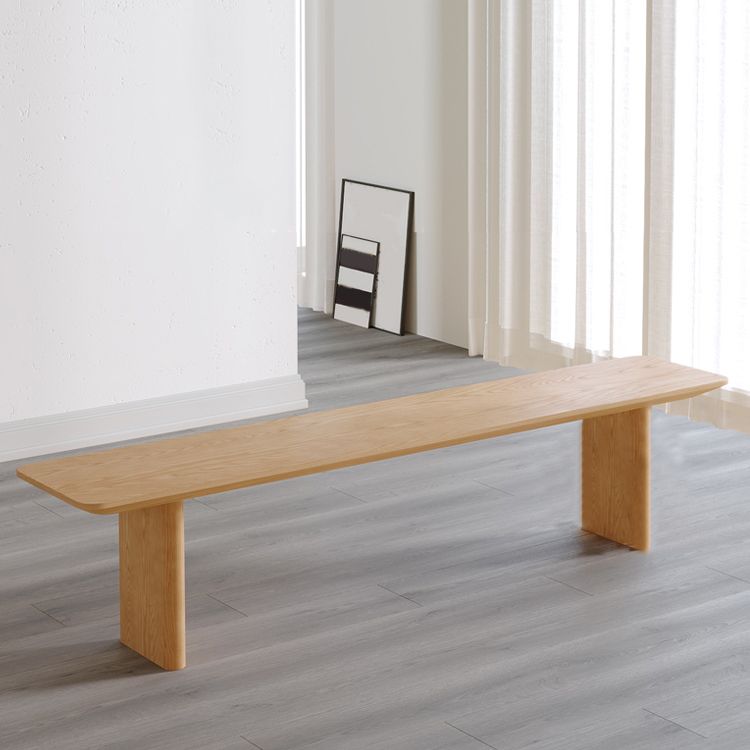 Modern Pine Wood Indoor Table for Restaurant Rectangle Dining Table with Double Pedestal Clearhalo 'Dining Tables & Seating' 'Dining Tables' 'dining_table' 'furn' 'furn_dining_table' 'Furniture' 'furniture_dining_table' 'Kitchen & Dining Furniture' 1200x1200_4d442bfe-4cc4-427d-bd4f-c3a99fc47843
