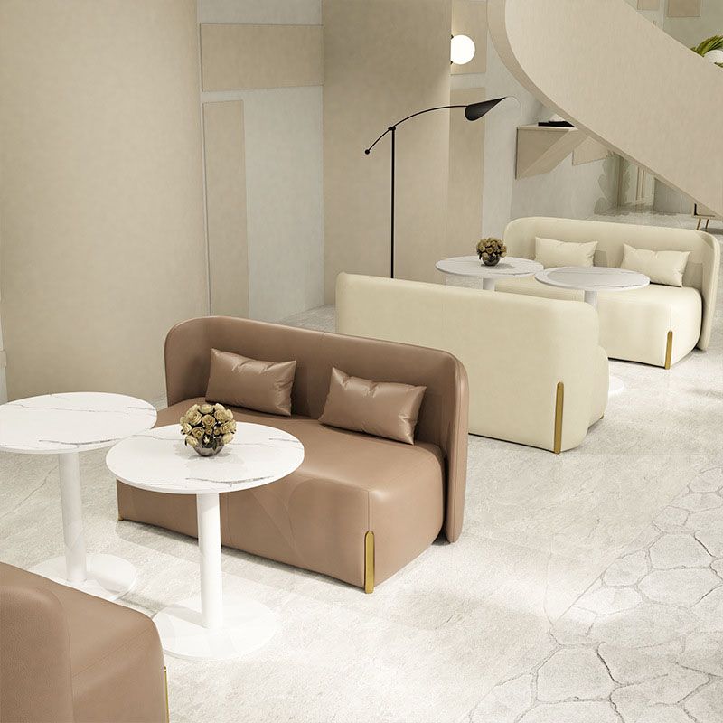 Couchette de dos de dos sans bras sans arme pour le salon