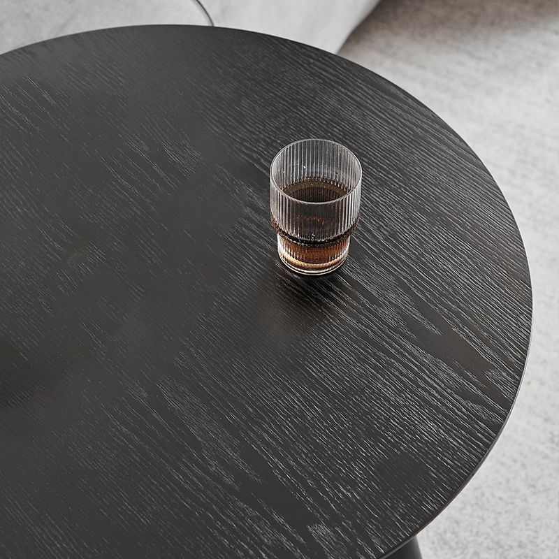 Tableau latérale rond en bois massif en bois massif scandinave 19,6 pouces