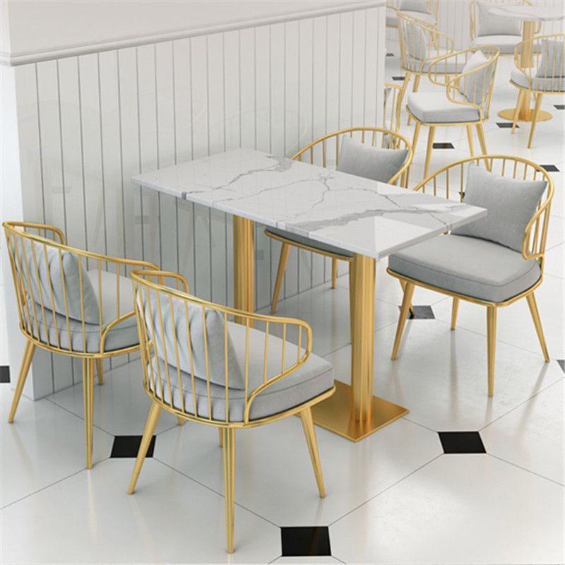 Metal Arm Chair Glam Style Windsor Back Dining Chair for Dining Room Clearhalo 'Dining Chairs' 'Dining Tables & Seating' 'dining_chair' 'furn' 'furn_dining_chair' 'Furniture' 'furniture_dining_chair' 'Kitchen & Dining Furniture' 1200x1200_4d474138-61f9-4285-987f-dae2ce871e53