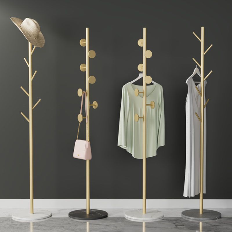 Magnuoso Hall de Entrada Hall Tree Raugs Rack de abrigo de metal para dormitorio