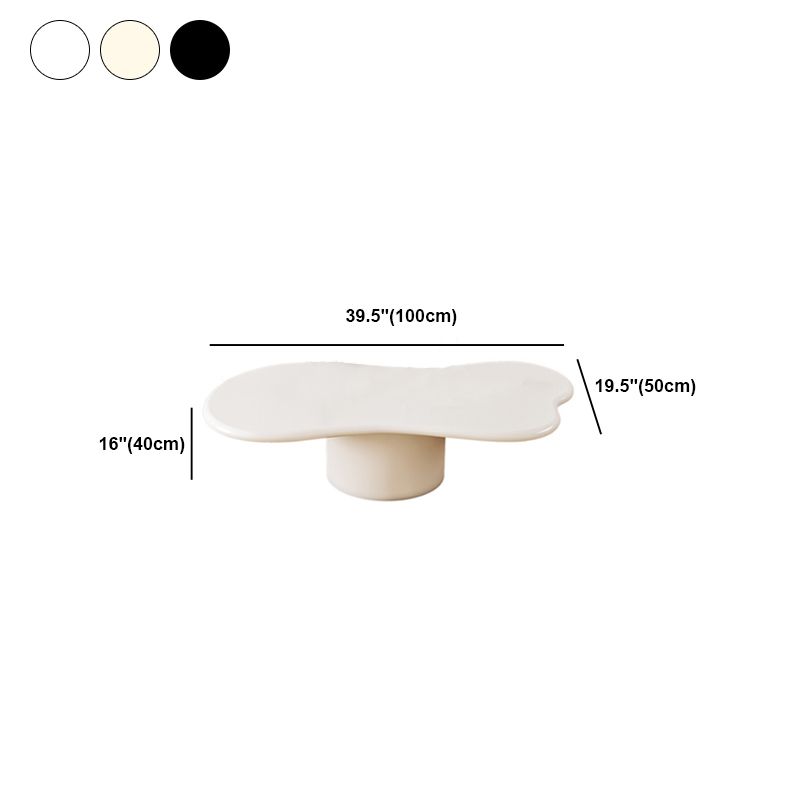 Pedestal de mesa de café de madera geométrica nórdica 1 mesa de cóctel individual