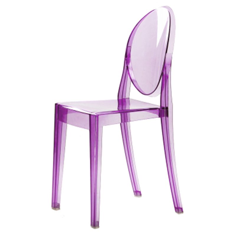 Scandinavian Winehouse Plastic Side Chair Transparent Open Dining Chair (Set of 4) Clearhalo ' kitchen&dining_furn' 'Dining Chairs' 'Dining Tables & Seating' 'dining_chair' 'furn' 'furn_dining_chair' 'Furniture' 'furniture_dining_chair' 'Kitchen & Dining Furniture' 'kitchen' 1200x1200_4d4ebc03-2c4e-4bdf-9c08-a54e62275431