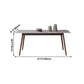 Solid Wood Mid-Century Modern Table Rectangle Sintered Stone Table for Dining Room Clearhalo ' dining_table' 'Dining Tables & Seating' 'Dining Tables' 'furn' 'furn_dining_table' 'Furniture' 'furniture_dining_table' 'Kitchen & Dining Furniture' 'kitchen&dining_furn' 'kitchen' 'kitchen_dining_table' 1200x1200_4d5128ff-7c42-4b0a-b756-d2b506f1bc79