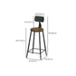 Modern Style Wood 1/2/3 Pieces Bar Table Set Rectangle Bar Table with Metal Legs Clearhalo 'Bar Furniture' 'furn' 'furn_home_bar_bar_sets' 'Furniture' 'Home Bars & Bar Sets' 'home_bar_bar_sets' 'Kitchen & Dining Furniture' 1200x1200_4d5244e7-4fa5-45d3-a174-1bc917a25efc