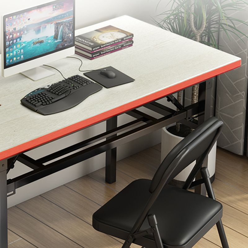 Contemporary Folding Parsons Base Writing Desk Home Office Desk,29.5" H Clearhalo 'furn' 'furn_office_desk' 'Furniture' 'Office Desks' 'Office Furniture' 'office_desk' 1200x1200_4d533d15-5823-4680-826e-c79f96762006