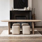 Oval Double Pedestal Modern Dining Table Fixed Table with Pinewood Clearhalo ' dining_table' 'Dining Tables & Seating' 'Dining Tables' 'furn' 'furn_dining_table' 'Furniture' 'furniture_dining_table' 'Kitchen & Dining Furniture' 'kitchen&dining_furn' 'kitchen' 'kitchen_dining_table' 1200x1200_4d53b9dd-dcf2-4274-b911-040cff8caa7d