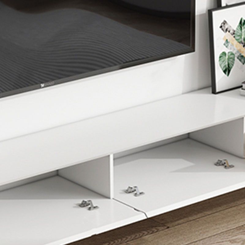 Contemporary Floating TV Console Black/White/Gray TV Stand with Drawers Clearhalo 'furn' 'furn_tv_stands_entertainment_centers' 'Furniture' 'Living Room Furniture' 'TV Stands & Entertainment Centers' 'TV Stands & Media Storage Furniture' 'tv_stands_entertainment_centers' 1200x1200_4d547fd5-f9fc-4e48-894a-ce1777e313c0